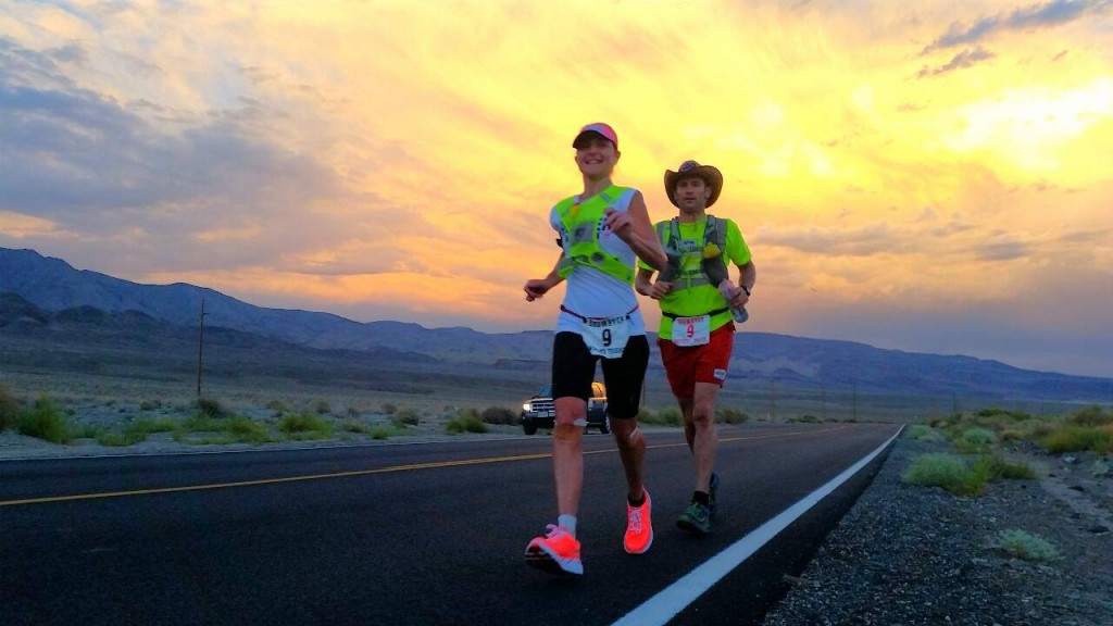 Nikki Wynd, David Eadie at Badwater